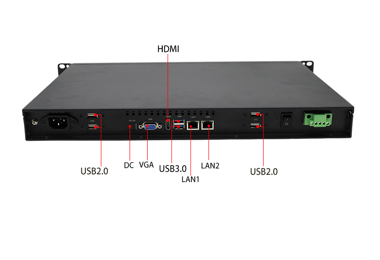 國產(chǎn)工控整機飛騰D2000八核工控機U3204(圖5)
